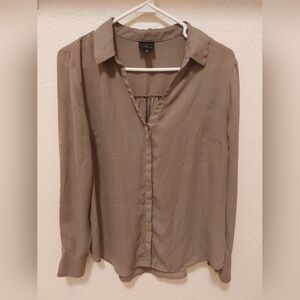 Taupe Button Down Shirt